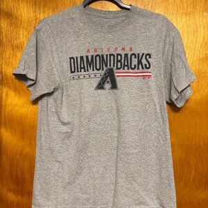 MLB Arizona Diamondbacks Gray TShirt Unisex Size Medium